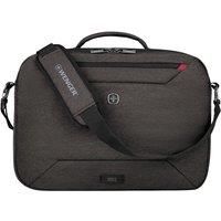 Wenger MX Commute Laptop Bag for Shoulder, Notebook up to 16 Inches, Tablet up to 10 Inches, Women Men, Business University School Travel, Heather Grey