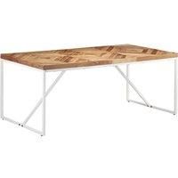 Dining Table 180x90x76 cm Solid Acacia and Mango Wood