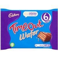 Cadbury Timeout Wafer Bar 6 Pack 121.2g