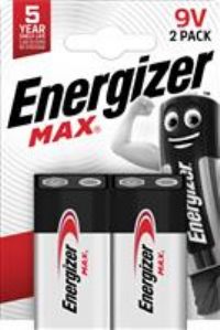 2 X ENERGIZER MAX PLUS POWER 9V 6LR61 MN1604 PP3 ALKALINE BATTERIES SMOKE ALARM