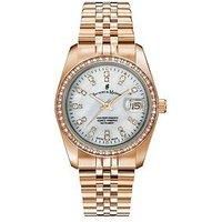 Jacques Du Manoir Swiss-Made Ladies Inspiration Rose Gold Plated Bracelet Watch