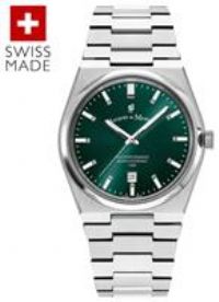 Jacques Du Manoir Horizon Quartz (41mm) Green Sunray Dial / Stainless JWG03503