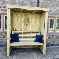 Churnet Valley Garden Furniture Churnet Valley Four Seasons 3 Seat Arbo