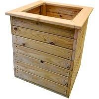 Churnet Valley Garden Furniture Churnet Valley Deluxe Square Planter 50X50X53