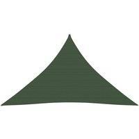 Sunshade Sail 160 g/m Dark Green 3.5x3.5x4.9 m HDPE