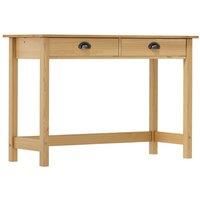 Console Table Hill with 2 Drawers 110x45x74 cm Solid Pine Wood