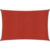 Sunshade Sail 160 g/m Red 3.5x5 m HDPE