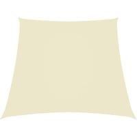 Sunshade Sail Oxford Fabric Trapezium 3/4x3 m Cream