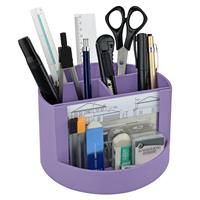 Acrimet Compact Desktop Organizer, Spacious Slots, Round Pencil and 4