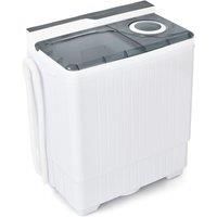 Twin Tub Washing Machine Portable Laundry Washer Machine 6.5KG Washer+2KG Dryer