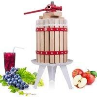 Wooden Fruit Wine Press Apple Crusher Manual Juicer Juice Maker