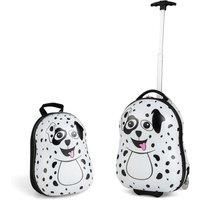 2PCS 12" 16" ABS Kids Suitcase Backpack Luggage Set School Travel Lightweight