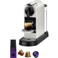 Nespresso Citiz Coffee Pod Machine, Compact Espresso Machine for Original Coffee Capsules, White