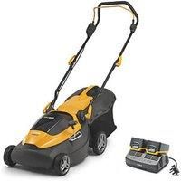 Stiga Collector 140e Kit 40V 2 x 4.0Ah Li-Ion E-Power Brushless Cordless 38cm Hand-Propelled Lawn Mower (392PW)