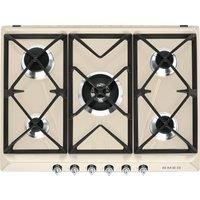 Smeg SR975PGH Victoria Built In 68cm 5 Burners Gas Hob Cream