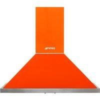 Smeg KPF9OR Portofino Built In 90cm 3 Speeds Chimney Cooker Hood Orange New