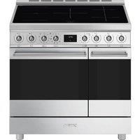 Smeg Symphony C92IPX2 Electric Range Cooker with Induction Hob - Stainless Steel - A/A Rated, Stainless Steel