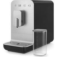 Smeg BCC13BLMUK Black Bean To Cup Coffee Machine with Integrated Milk System