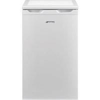 Smeg UKFS08EW Fridge with Ice Box - White - E Rated, White