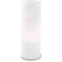 Ideallux Edo table lamp made of white glass, 35 cm high