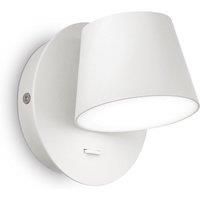 Ideallux Ideal Lux Gim LED wall lamp adjustable head white