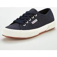 Superga Unisex Adults’ 2750 Cotu Classic Trainers Low-Top, Blue (Navy-White F43), 4 UK (37 EU)