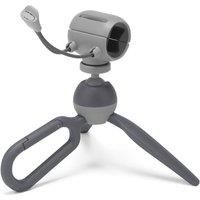 JOBY HandyPod Clip Mini Tripod with Carabiner and Phone Clamp for Smartphone, compatible with iPhone, Galaxy, Pixel Phones, Compact Camera SONY ZV-1 II Gray Color (JB01839-BWW)