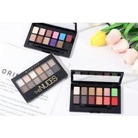 12 Colour Makeup Eyeshadow Palette Bundle