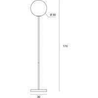 miloox by Sforzin Jugen floor lamp grey 1-bulb