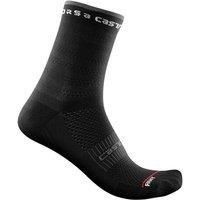 Castelli Women's Rosso Corsa 11 Socks - L/XL - Black