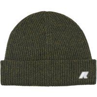 K-Way  BRICE CARDIGAN STITCH WOOL  men's Beanie in Kaki