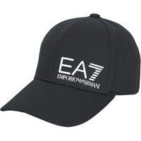 EA7 Men/'s Logo Baseball Cap, Black, One Size