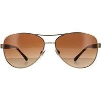 Burberry Woman BE3080  Frame color: Gold, Lens color: Brown Gradient, Size 5914/135