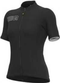 Alé Cycling Women/'s Solid Colour Block Short Sleeve Jersey, Black, M