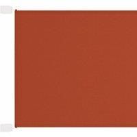 Vertical Awning Terracotta 140x360 cm Oxford Fabric