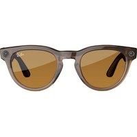 Ray-Ban Meta Headliner (Standard) Smart Glasses - Shiny Stone, Yellow