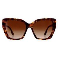 Burberry Sunglasses BE4366 398213 Top Check on Havana Brown Gradient