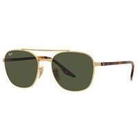 Ray-Ban Sunglasses RB3688 001/31 Green Gold Men Women