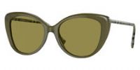 Burberry Green Cat Eye Ladies Sunglasses BE4407 4090/2 54 BE4407 4090/2 54