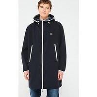 Armani Exchange Logo Tape Hooded Lightweight Coat