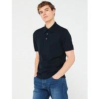 Armani Exchange Knitted Polo Shirt - Navy