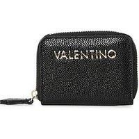 VALENTINO Divina Coin Purse Black/Gold, Black/Gold, Handbags