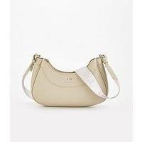 Armani Exchange Hobo Crossbody Bag - Beige