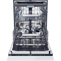 Haier Washlens Plus Xs 4B4S3Fsb-80 60Cm Full Size Integrated 14 Place Dishwasher, Wifi Enabled, B Rated - Black - Dishwasher Only