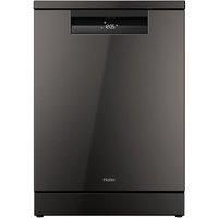 HAIER I Pro Shine 7 XF4A4M4PA Full-size WiFi-enabled Dishwasher - Graphite, Black