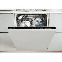 Baumatic BI3E53E0B-80 Integrated Standard Dishwasher - White Control Panel - E Rated, White