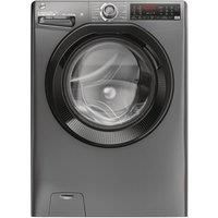 Hoover H3DPS4866TAMBR80 Freestanding Washer Dryer with LED Display, 8 or 6kg Load, 1400RPM, Drive Motor, Graphite, D or A Rated