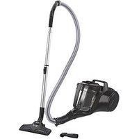 Hoover HP1 Powerful Compact Cylinder Vacuum Cleaner for Hard Floors & Carpets, EPA Dust Filter, Large 2L Bin Capacity, Onboard Accessories, 7.5m Working Radius, 700W [HP105HM]