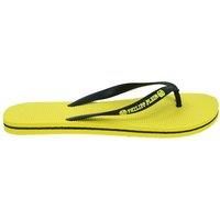 Philipp Plein Brand Logo Yellow Flip Flops