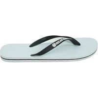 Philipp Plein Brand Logo White Flip Flops